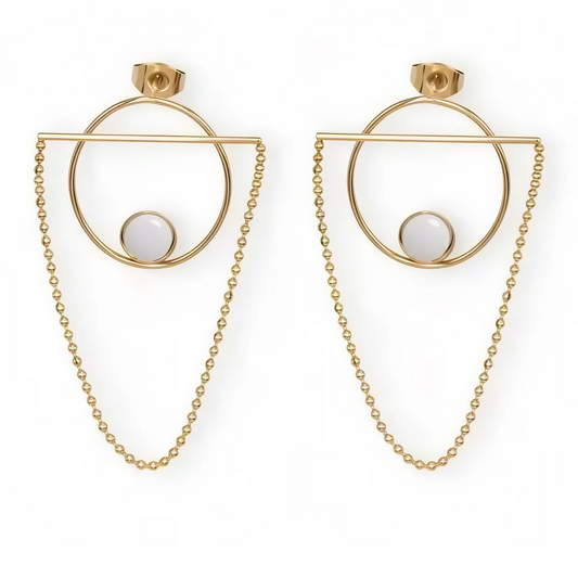 Boucles d’oreilles Agathe- Bijou lait maternel