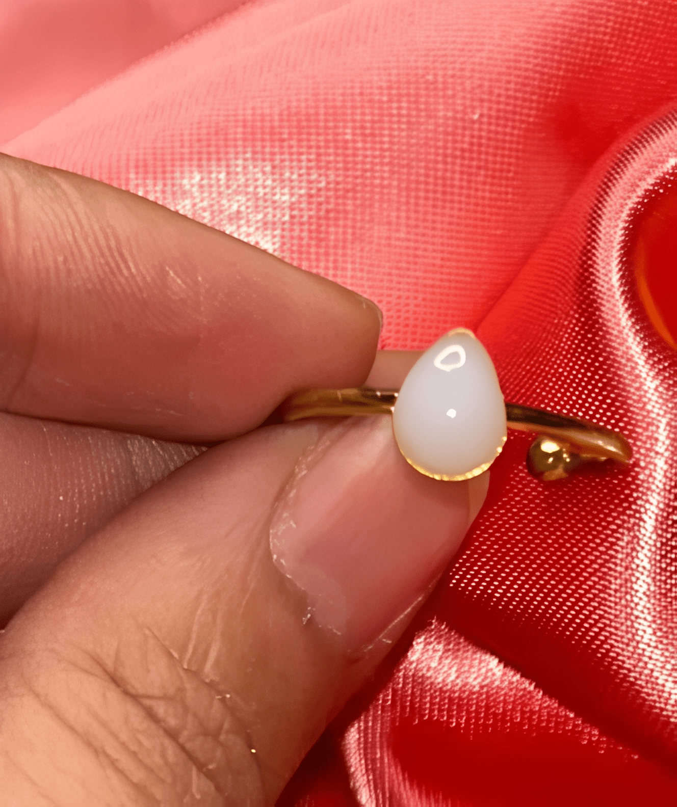 Bague Aria – Bagues au lait maternel en acier inoxydable doré