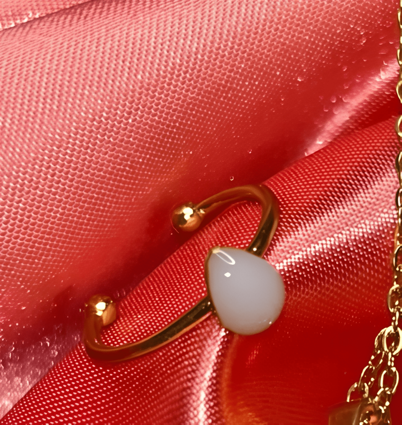 Bague Aria – Bagues au lait maternel en acier inoxydable doré