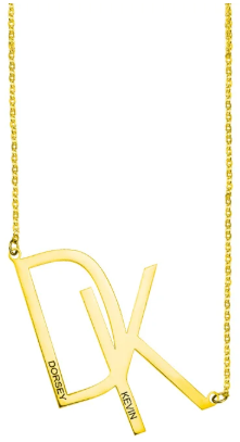 Collier Katie – Collier Initiales Personnalisé