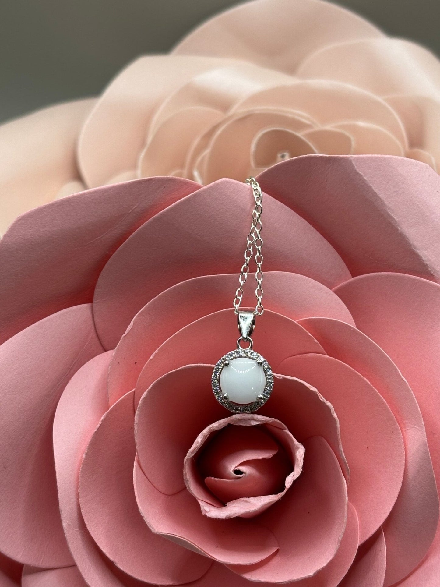 Collier Maelys en argent 925 – Diamant de lait maternel - Mon Bijou Lacté