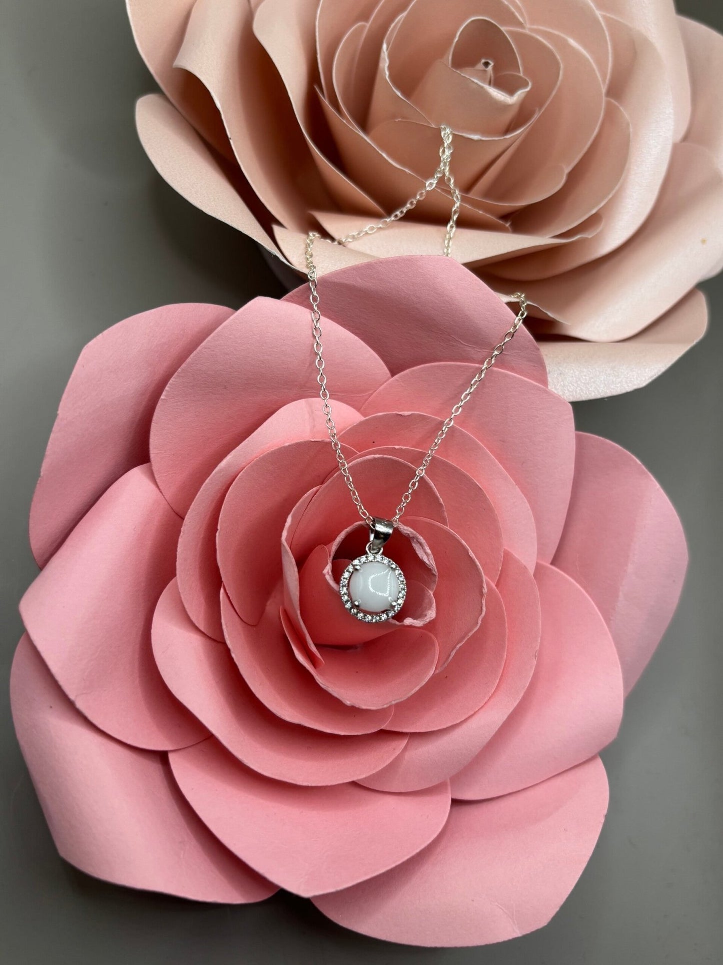 Collier Maelys en argent 925 – Diamant de lait maternel - Mon Bijou Lacté