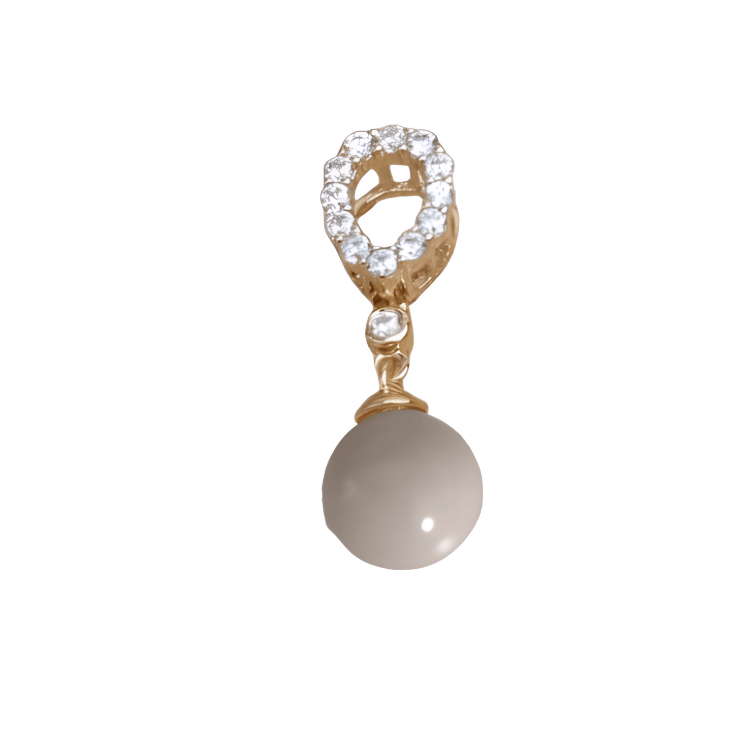 Pendentif Lina en or 18 carats et lait maternel — pendentif avec chaine - Mon Bijou Lacté