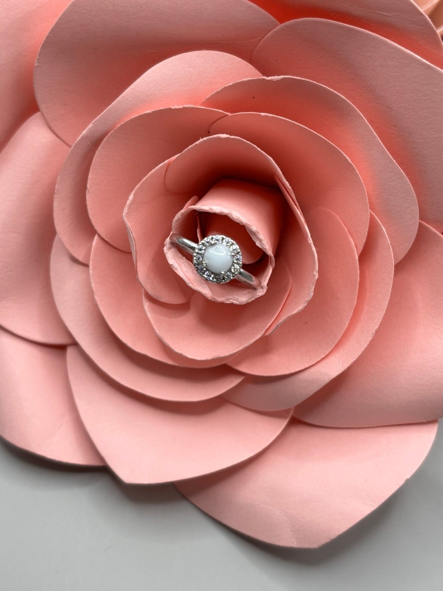 Bague Maelys en argent 925 – Diamant de lait maternel - Mon Bijou Lacté