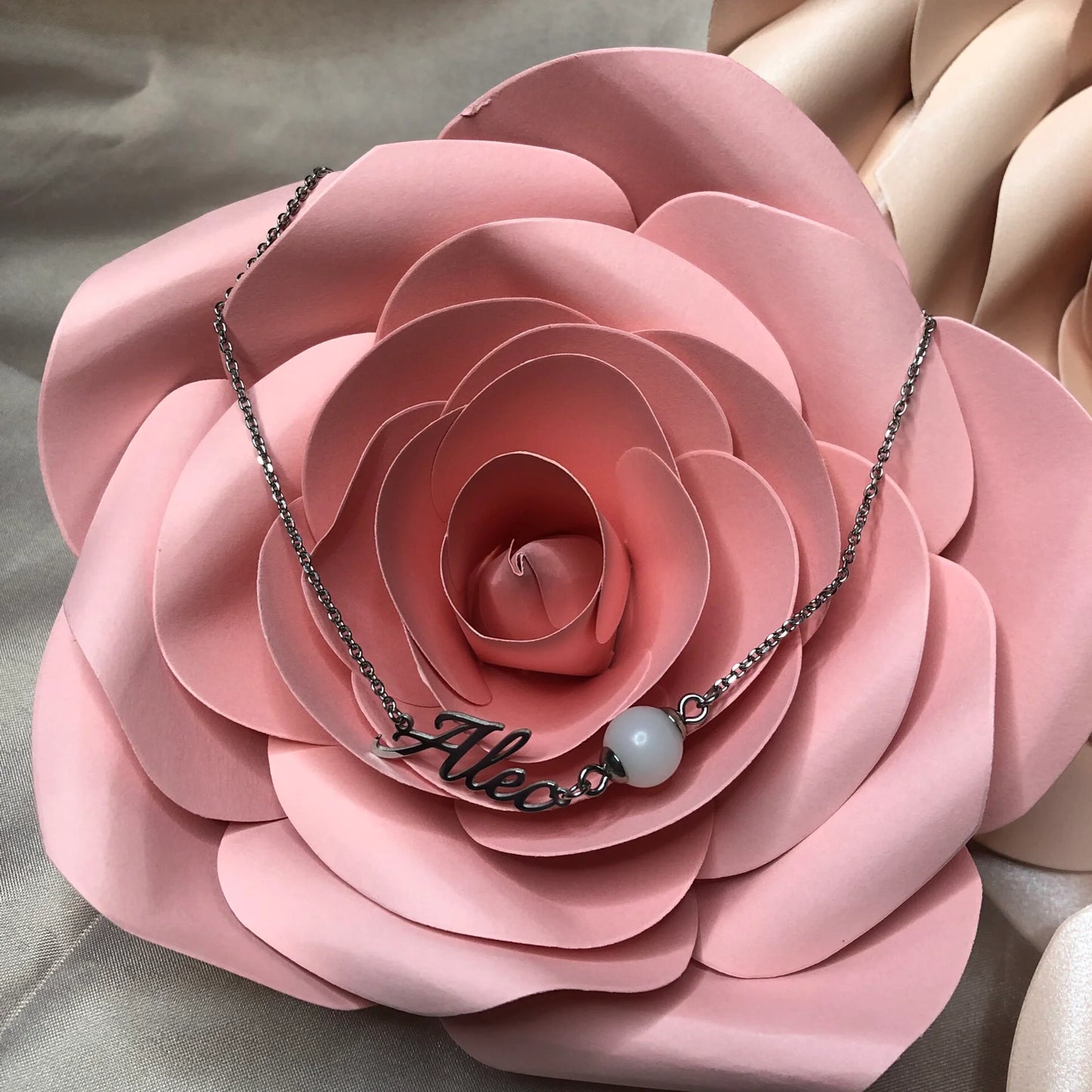 Parure prénom Collier + Bracelet-Mon Bijou Lacté