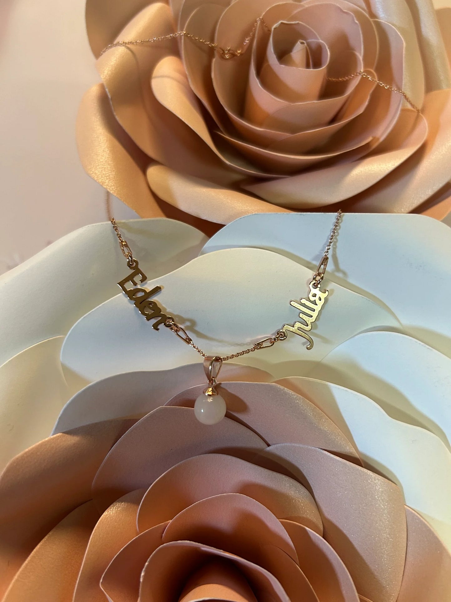 Parure prénom Collier + Bracelet-Mon Bijou Lacté