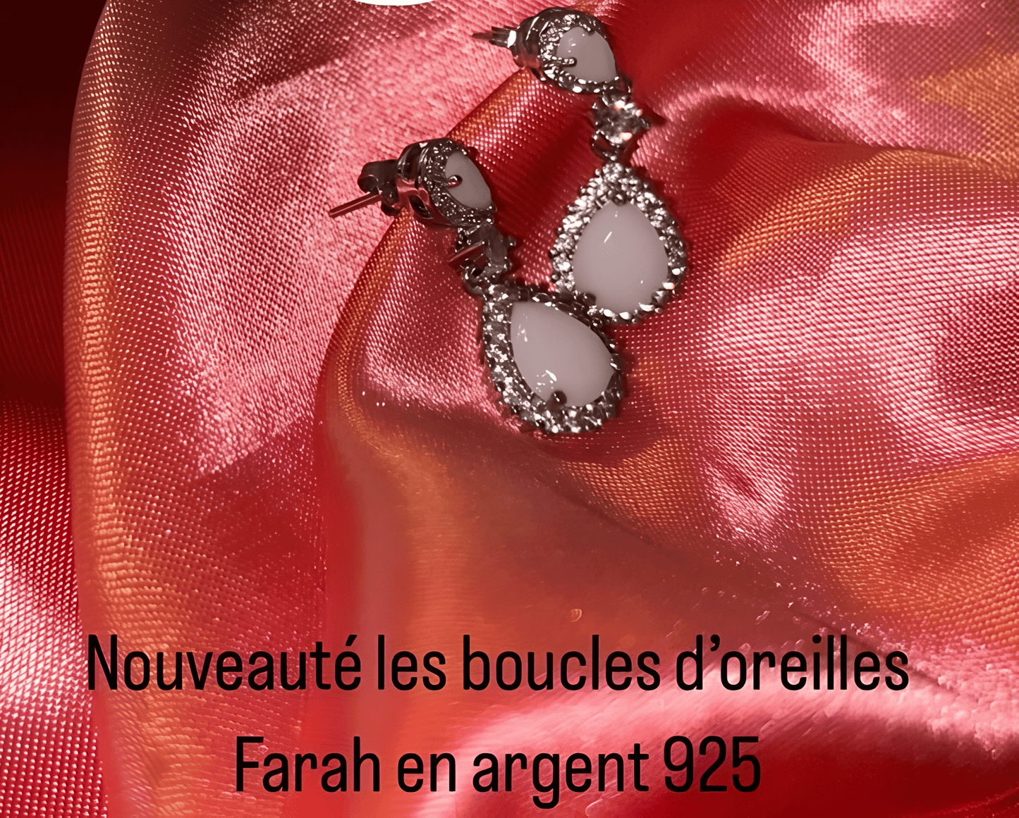 Boucles d’oreilles Farah-Mon Bijou Lacté