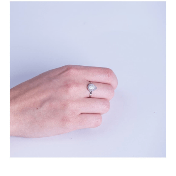 Bague Acacia en or blanc 18 carats