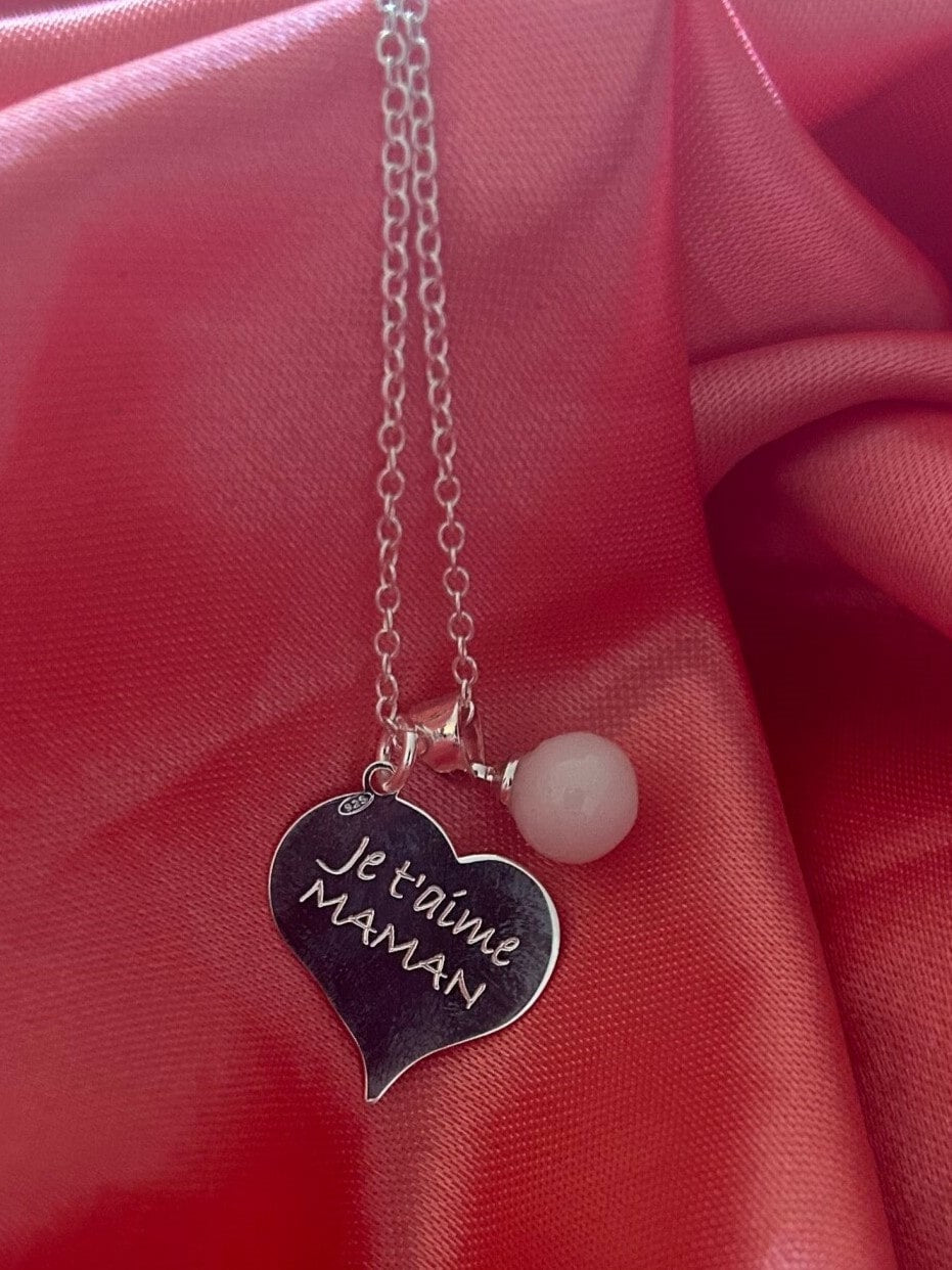 Collier Coeur mère fille/fils — Mère/fille