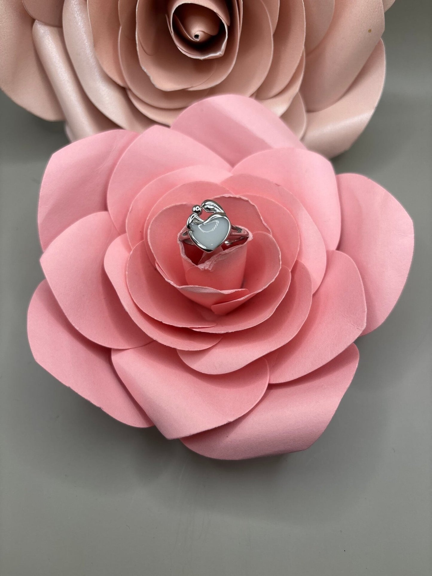 Bague Amour maternel en Argent ou or 14 carats et lait maternel - Mon Bijou Lacté