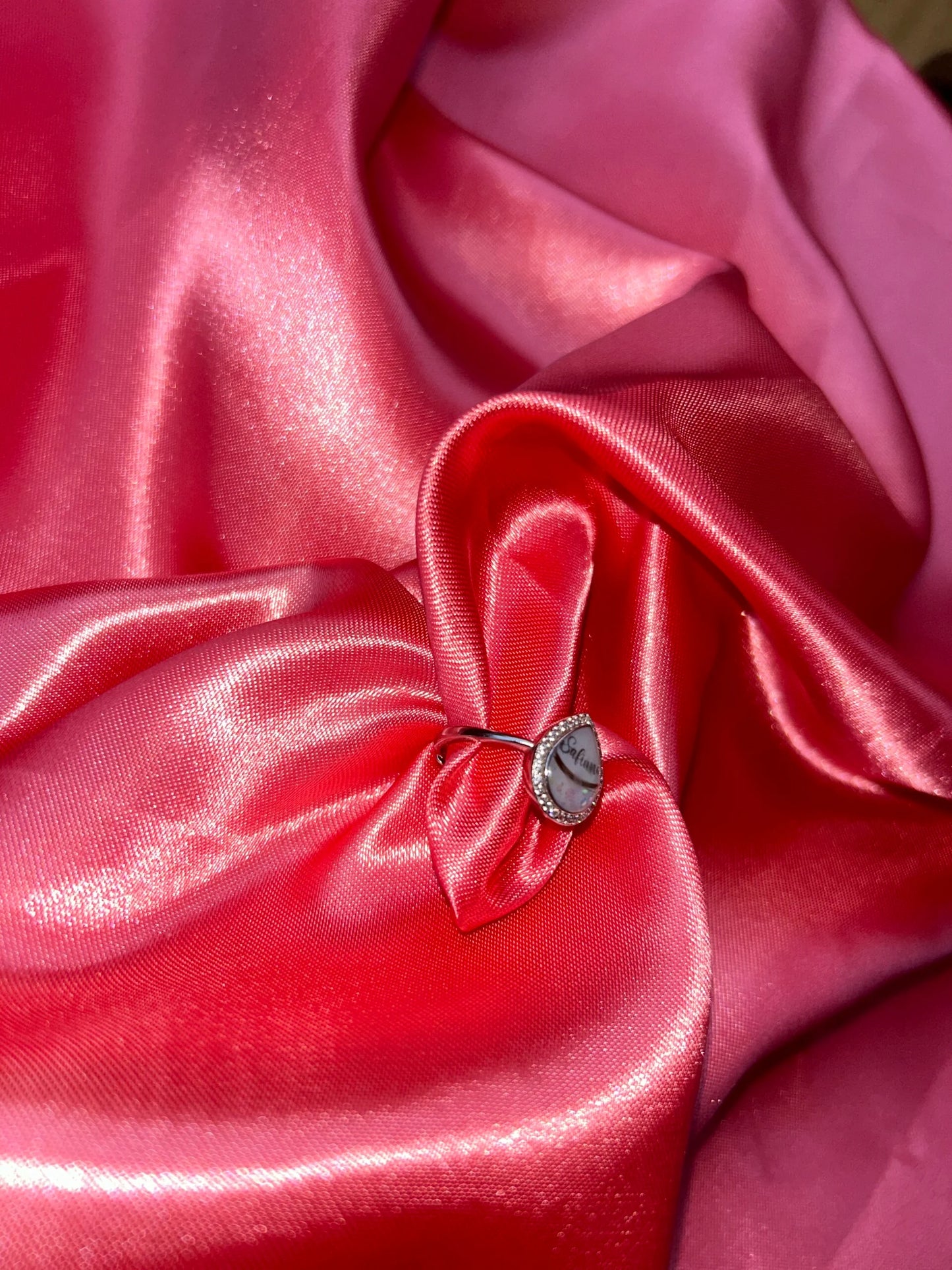 bague au lait maternel personnalisée Angèle