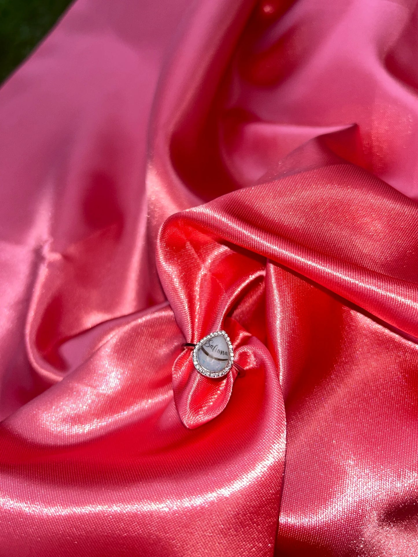 bague au lait maternel personnalisée Angèle