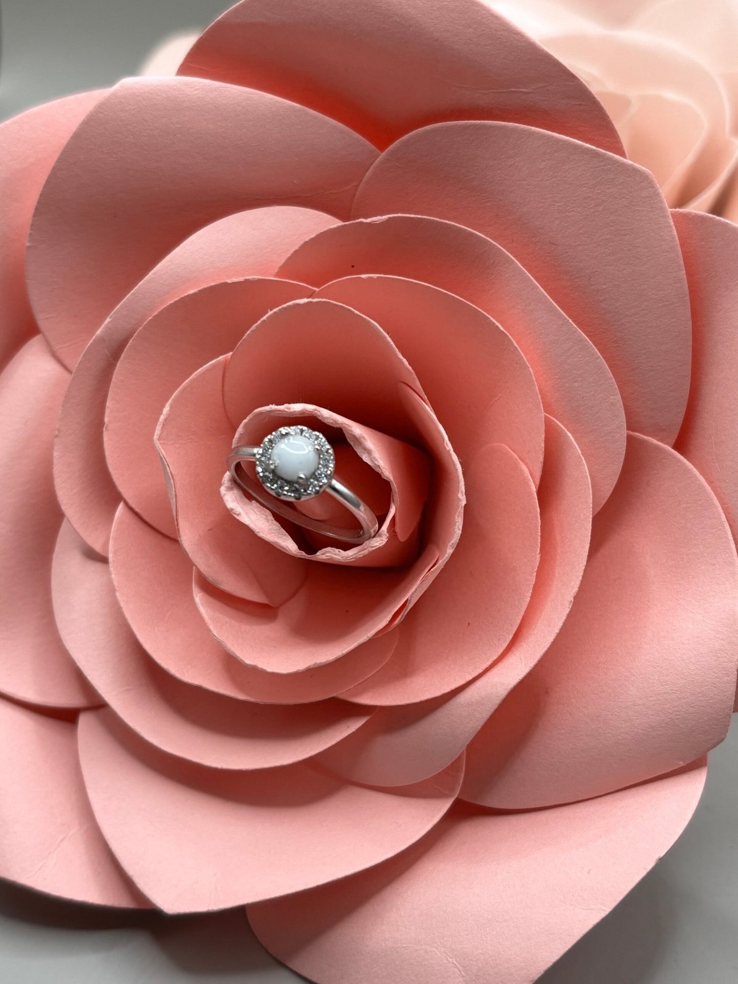 Bague Maelys en argent 925 – Diamant de lait maternel - Mon Bijou Lacté