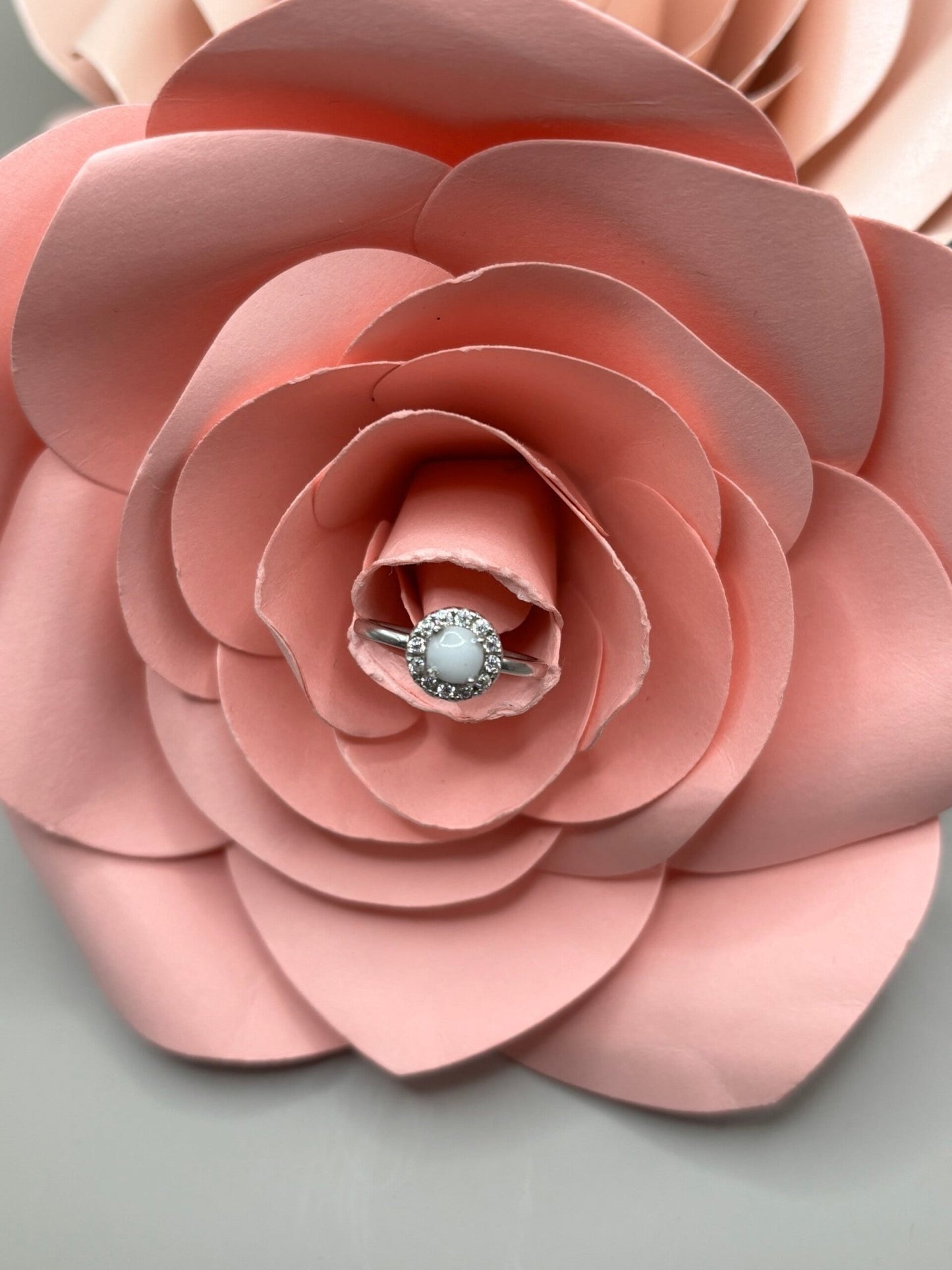 Bague Maelys en argent 925 – Diamant de lait maternel - Mon Bijou Lacté