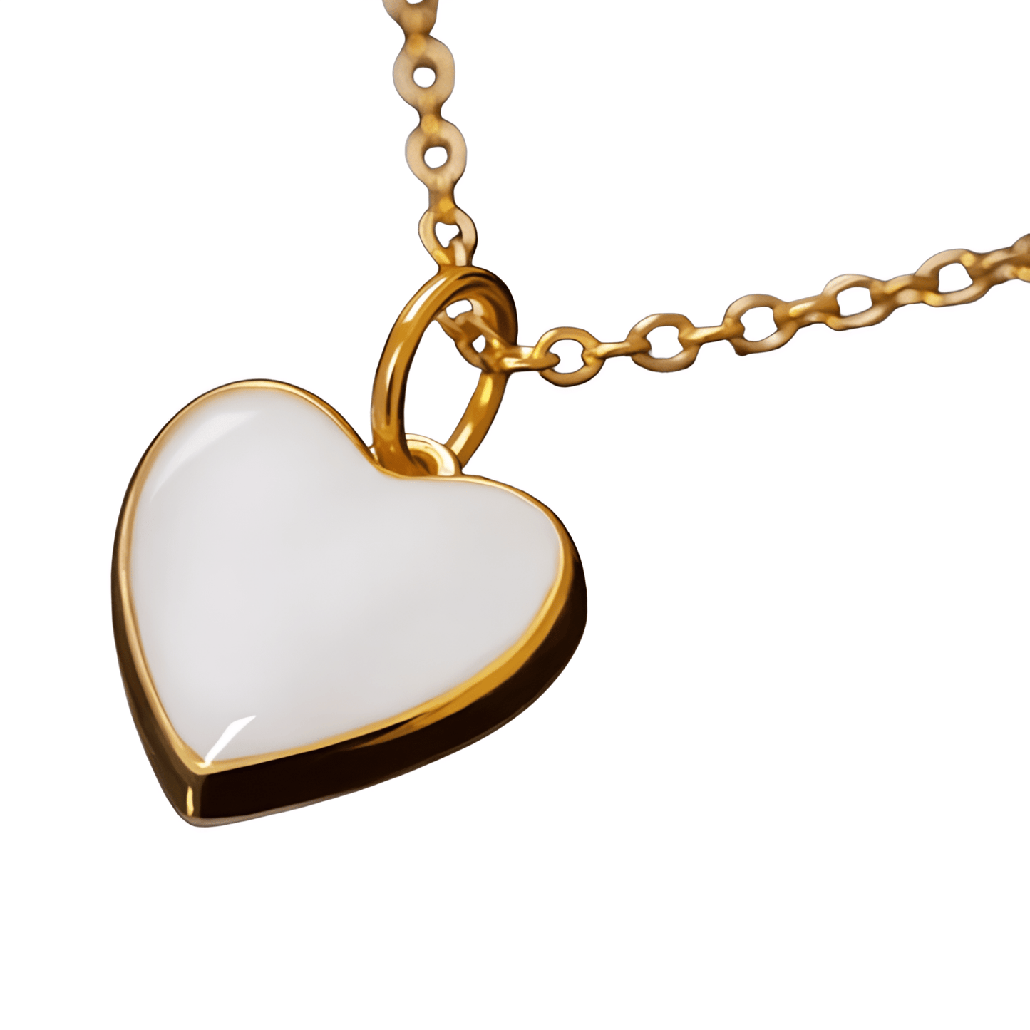 Pendentif Cœur Maternel en Argent et Or - Mon Bijou Lacté