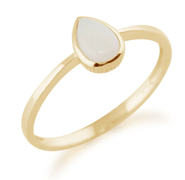 Bague Aria en or 375 et lait maternel - Mon Bijou Lacté