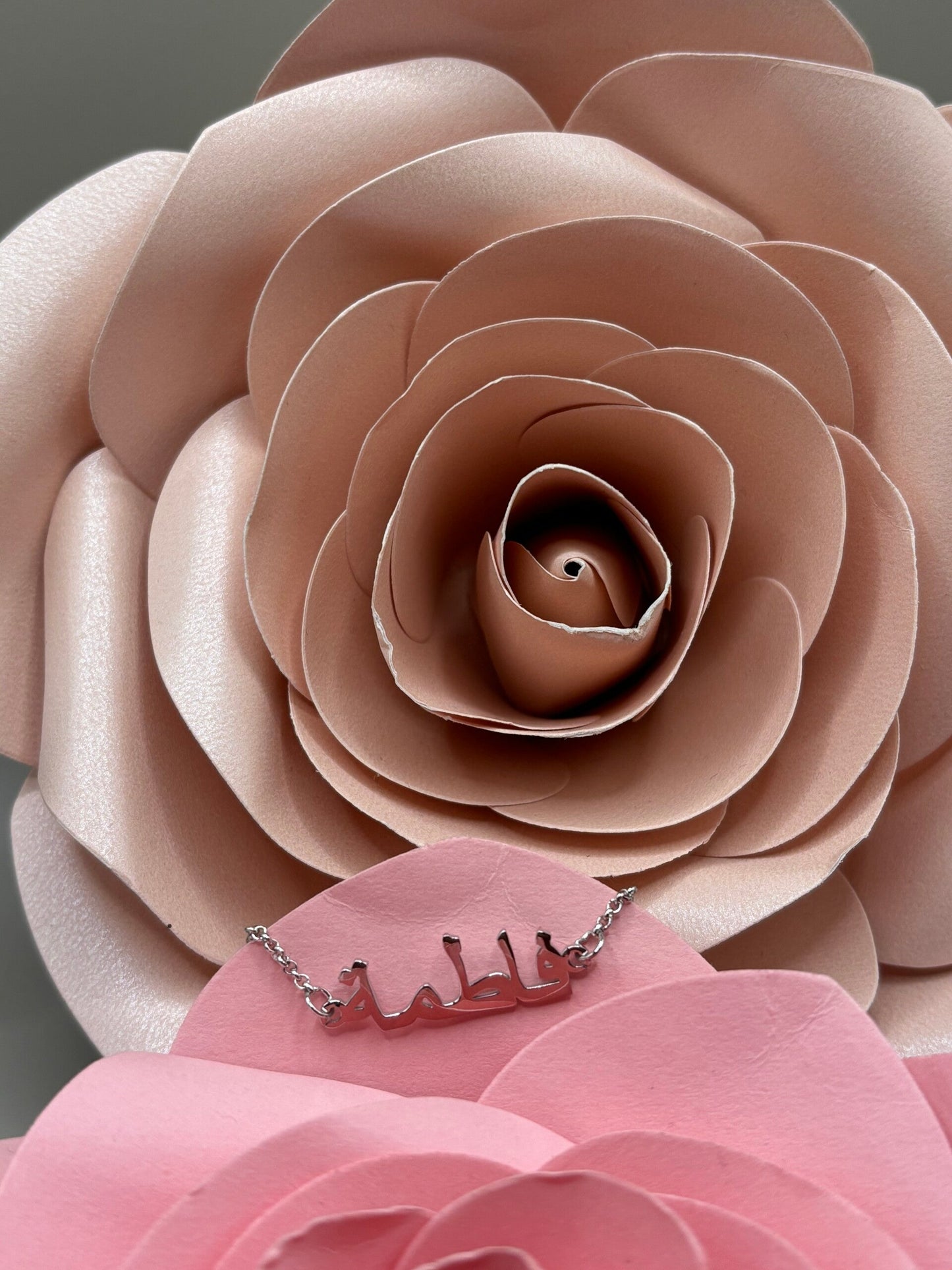 Parure prénom en Arabe ( collier + bracelet) — Acier inoxydable or-Mon Bijou Lacté