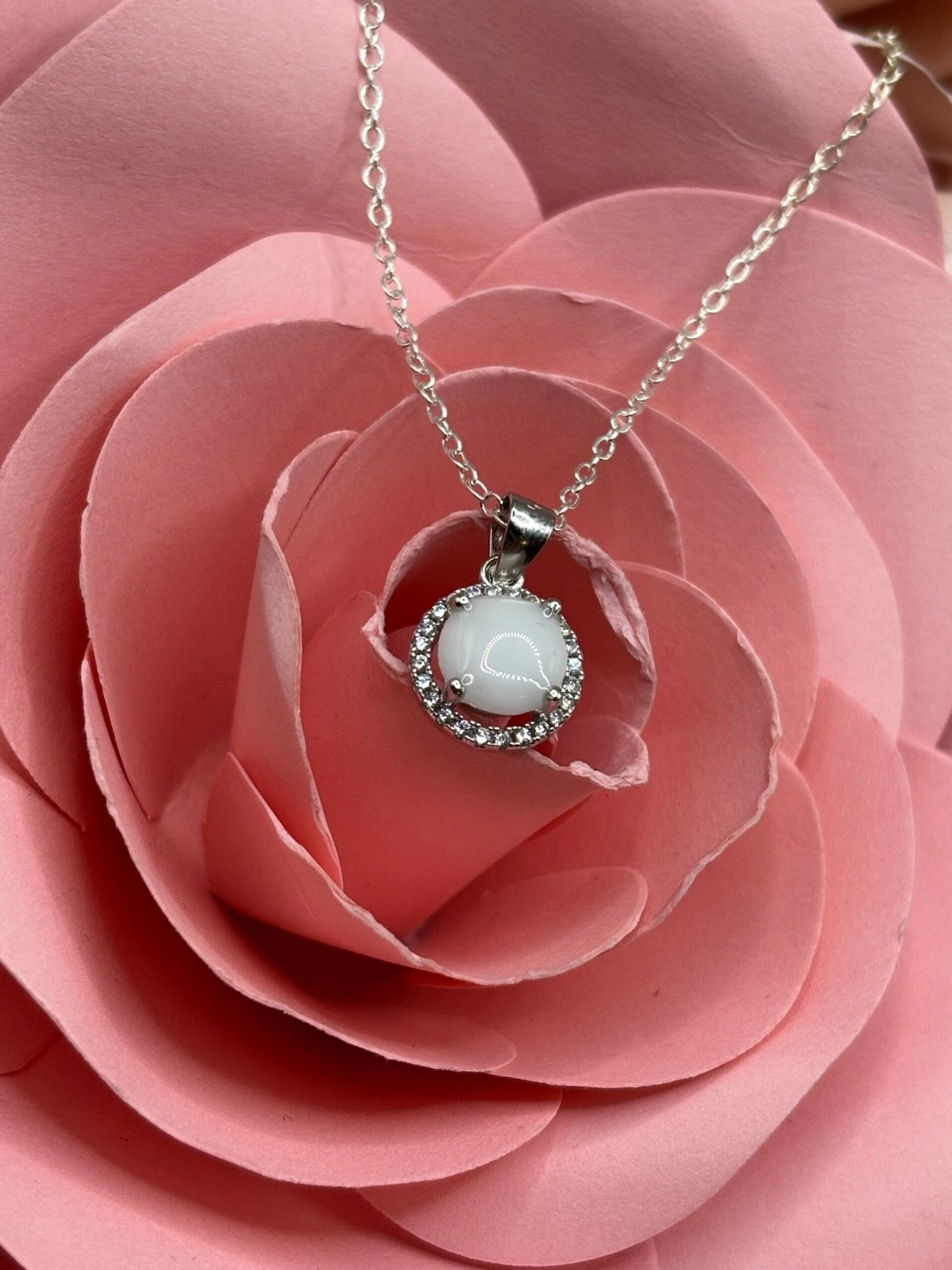 Collier Maelys en argent 925 – Diamant de lait maternel - Mon Bijou Lacté