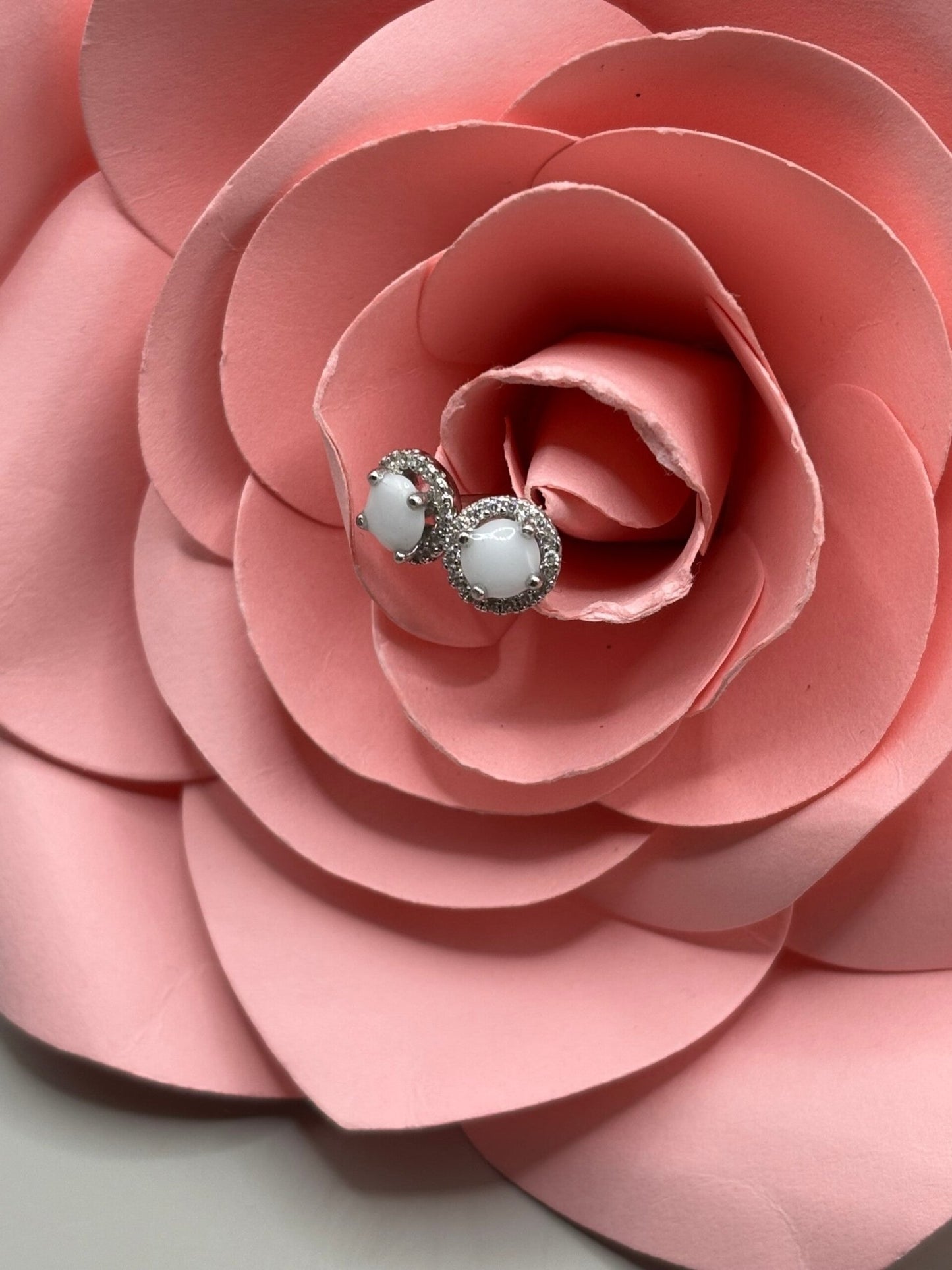 Boucles d’oreilles Maelys puces en argent 925 – Diamants de lait maternel - Mon Bijou Lacté