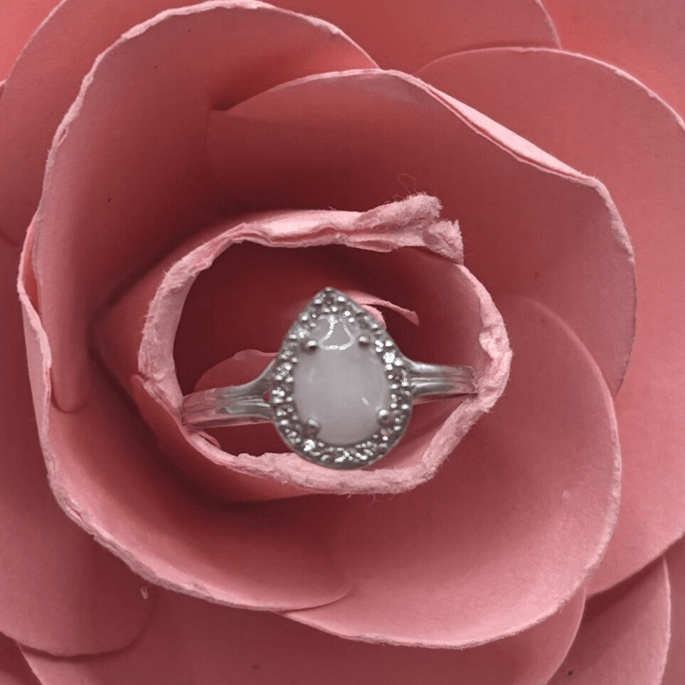 Bague Acacia en or blanc 18 carats