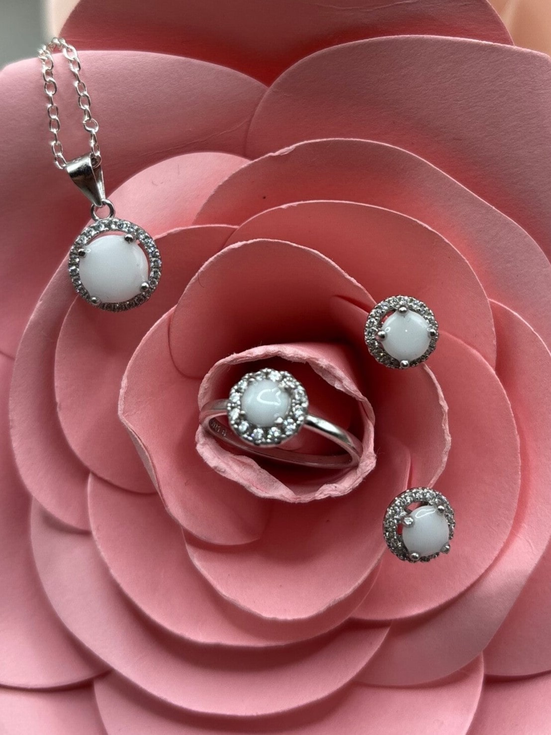 Parure Maelys en argent 925 - Mon Bijou Lacté