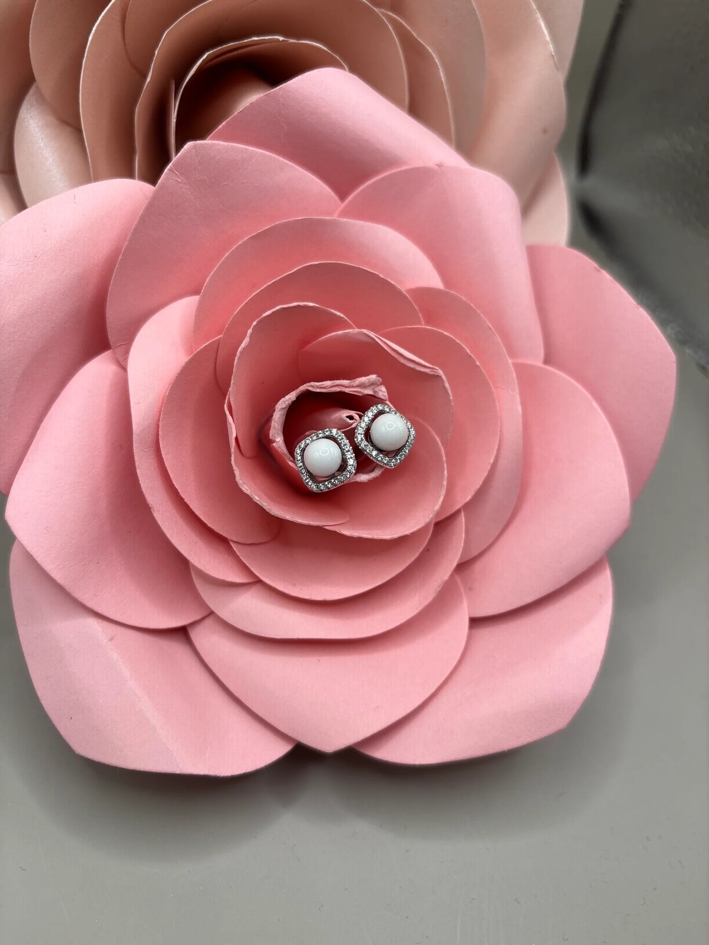 Boucles d’oreilles Diamour-Mon Bijou Lacté