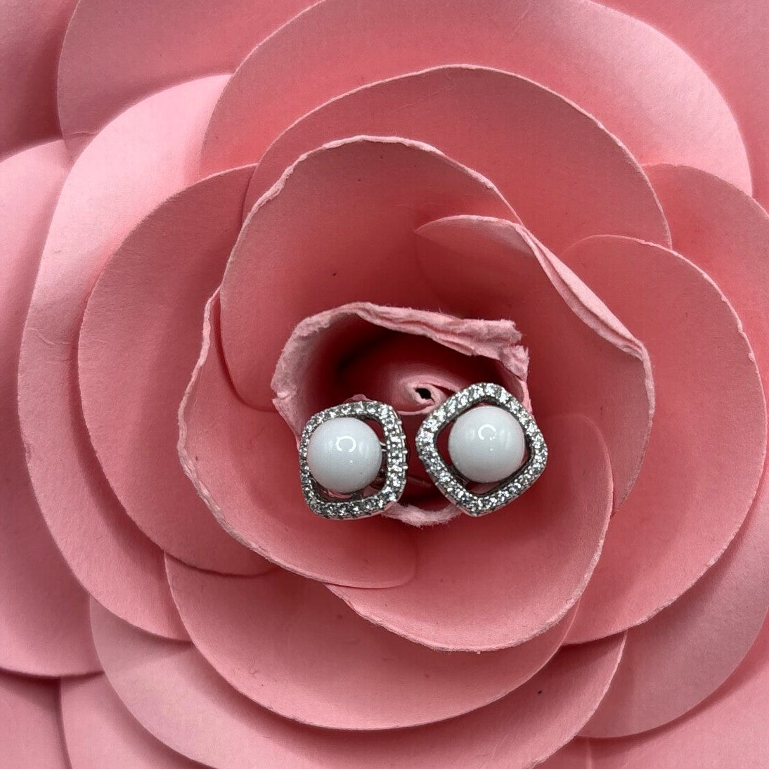 Boucles d’oreilles Diamour-Mon Bijou Lacté