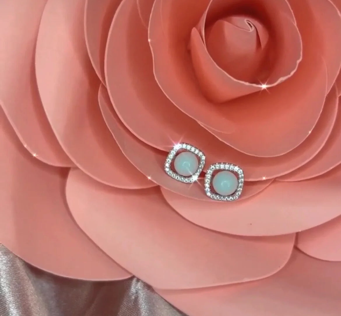 Boucles d’oreilles Diamour-Mon Bijou Lacté
