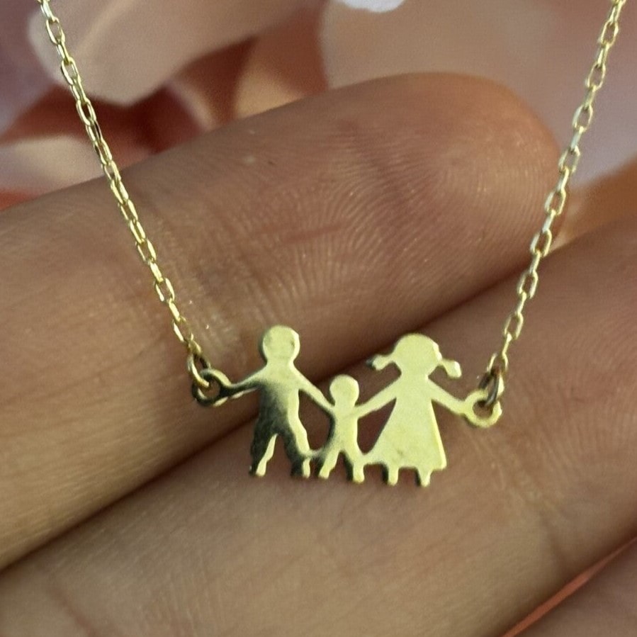 Collier Famille parents et enfants