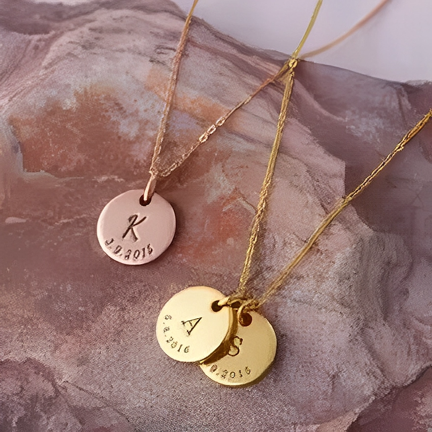 Collier personnalisé rond