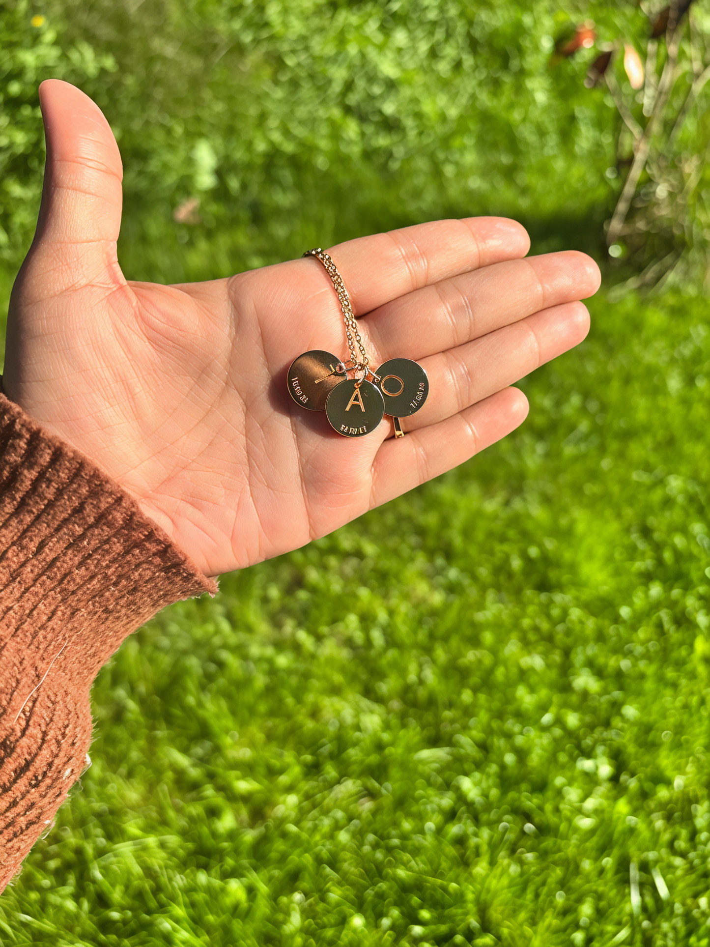 Collier personnalisé rond