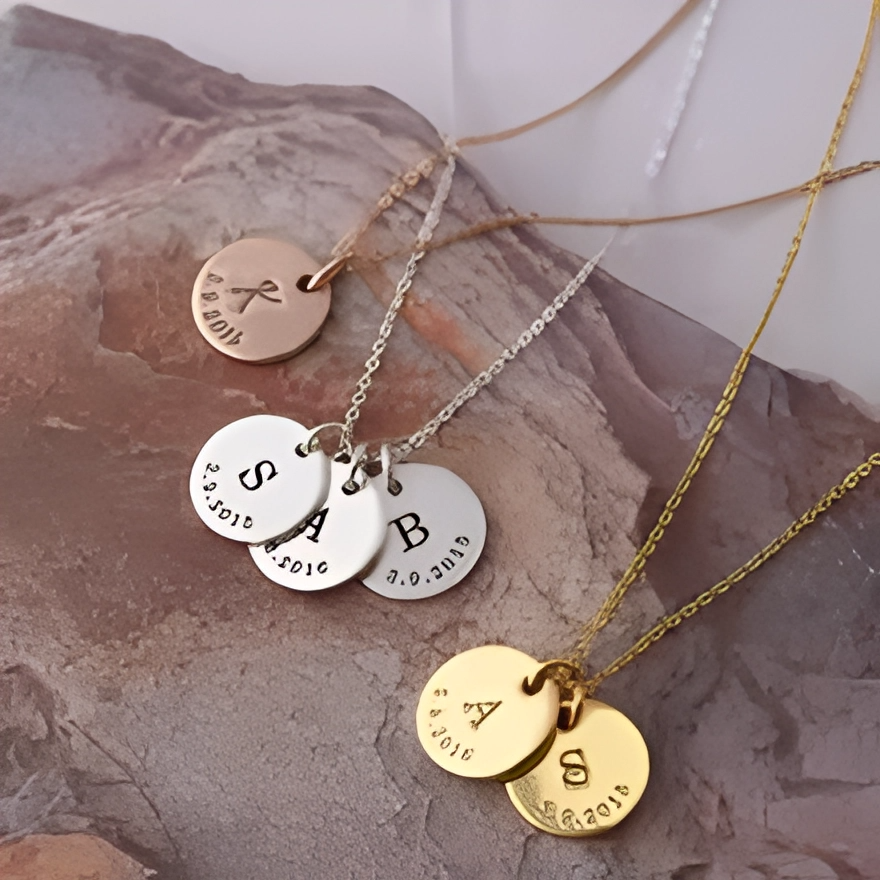 Collier personnalisé rond