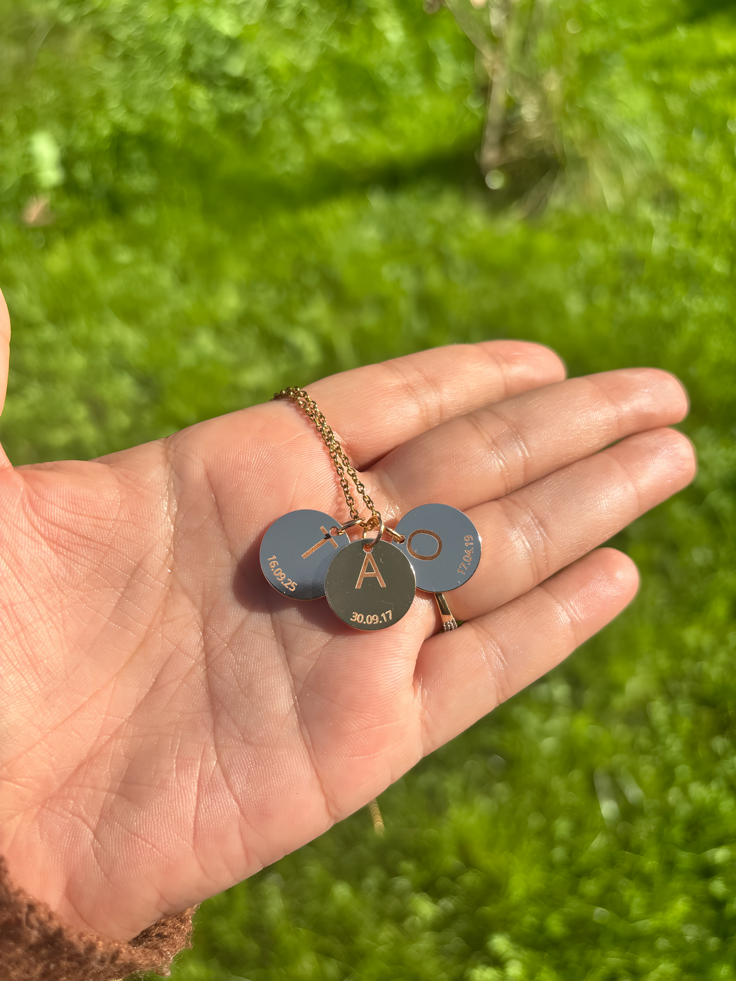 Collier personnalisé rond