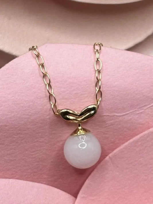 Pendentif Régina en or 18 carats et lait maternel bijou lait maternel Mon Bijou Lacté