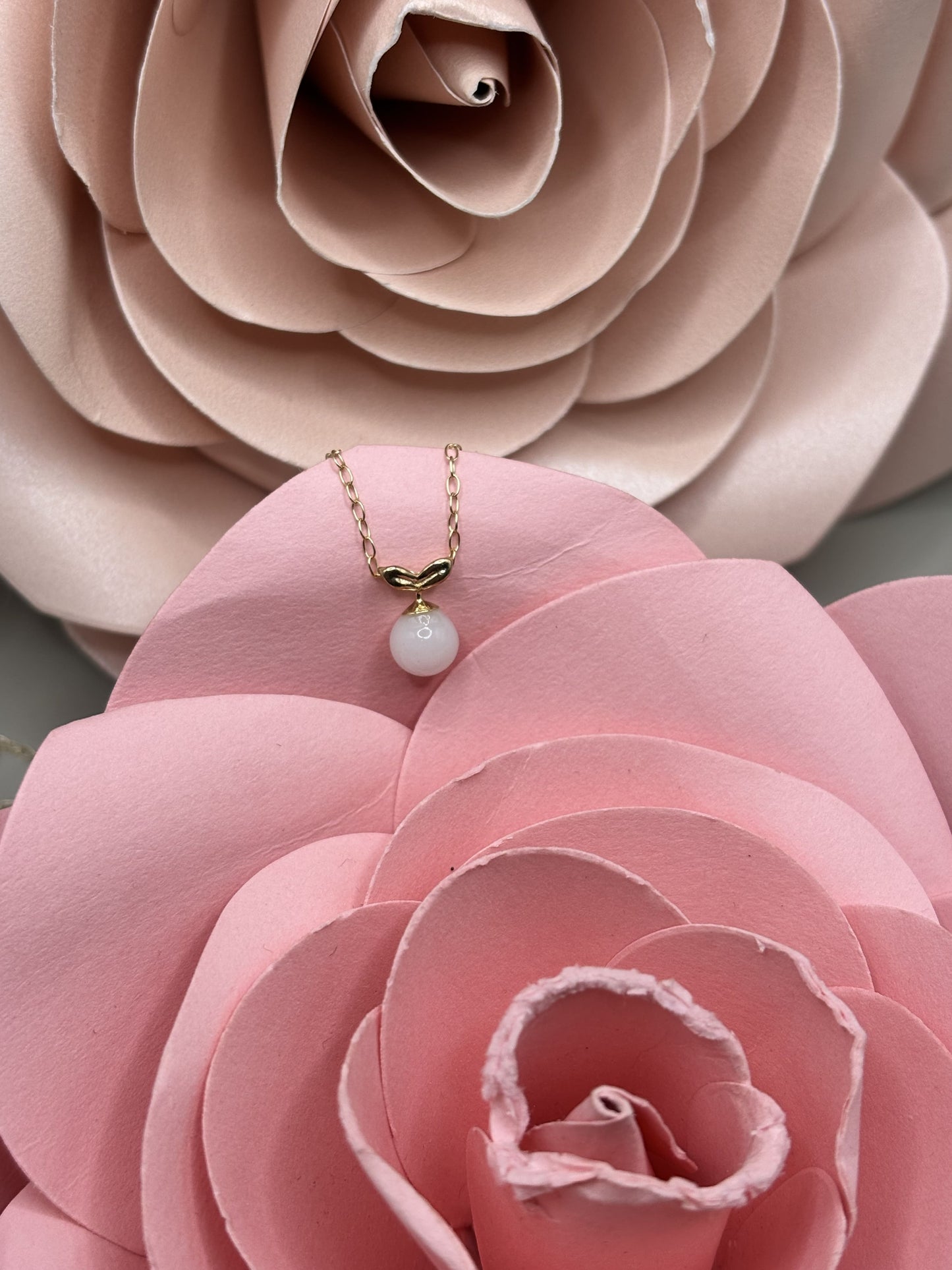 Pendentif Régina en or 18 carats et lait maternel