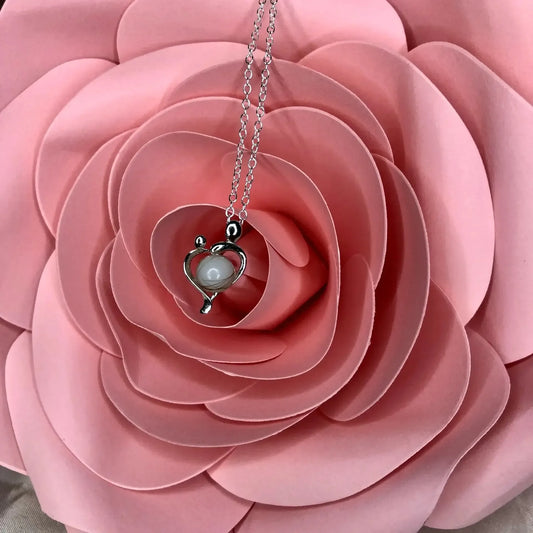 Collier Cœur d’élixir en lait maternel – Bijou de maman unique et symbolique bijou lait maternel Mon Bijou Lacté