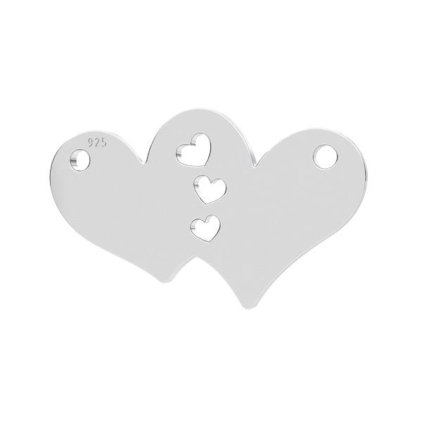 Collier Double Cœur Personnalisé – Gravure Prénoms-Mon Bijou Lacté