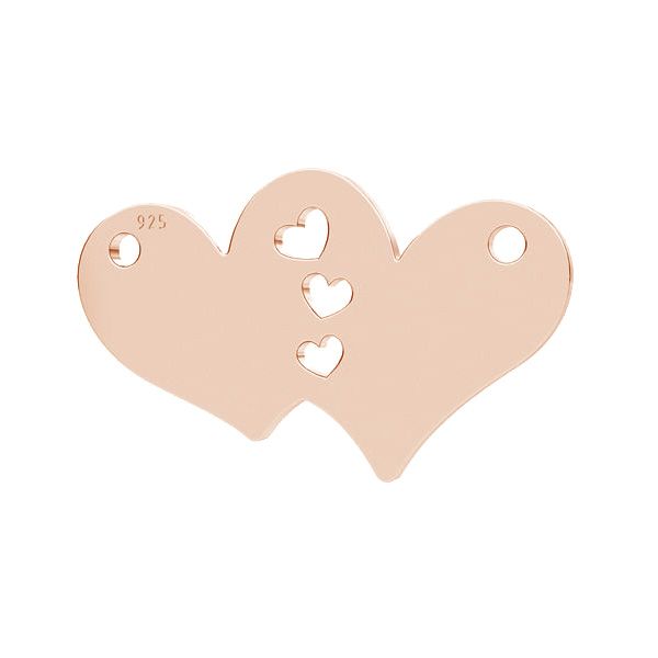 Collier Double Cœur Personnalisé – Gravure Prénoms-Mon Bijou Lacté