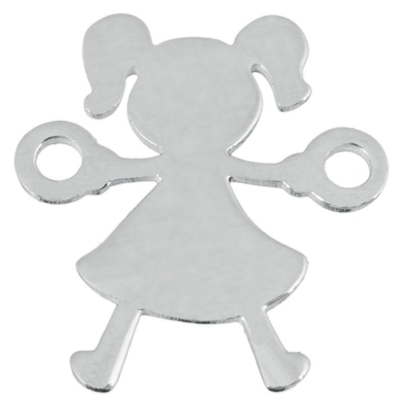 Bracelet Silhouette Fille ou Garçon – Argent 925