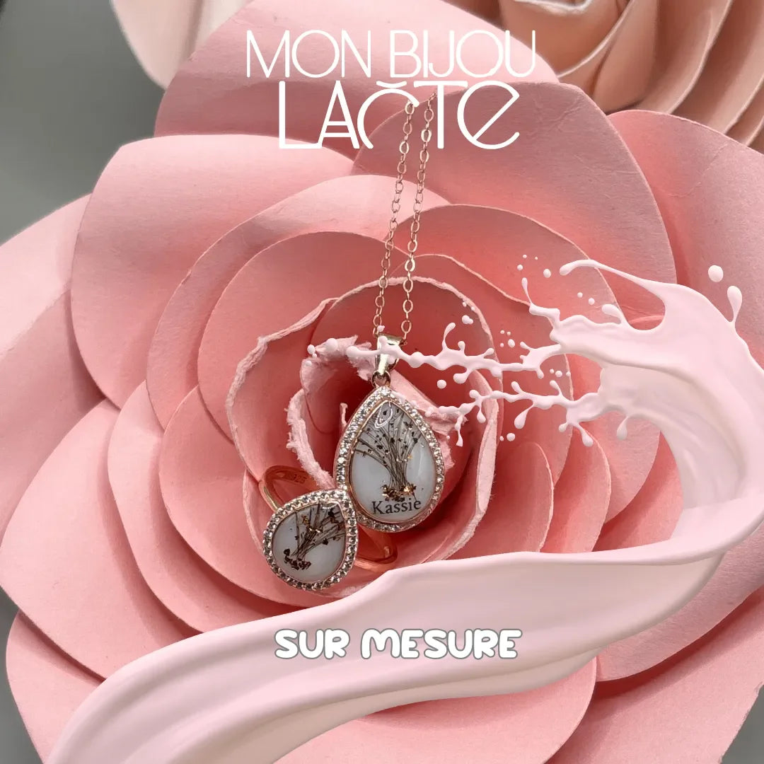 Bijoux sur mesure au lait maternel-Mon Bijou Lacté