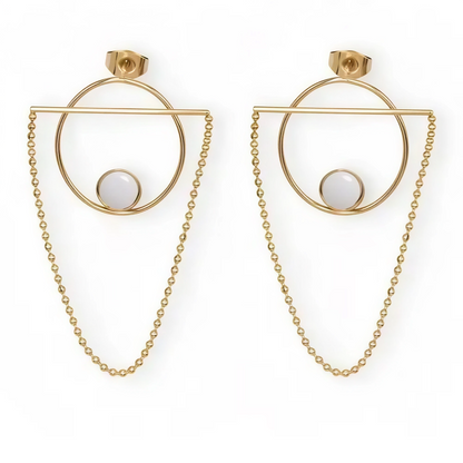 Boucles d’oreilles Agathe- Bijou lait maternel