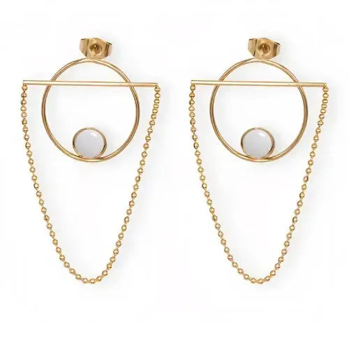 Boucles d’oreilles Agathe bijou lait maternel Mon Bijou Lacté