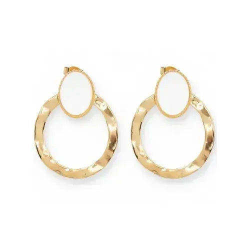 Boucles d’oreilles Isadora – Bijoux au lait maternel artisanal Mon Bijou Lacté
