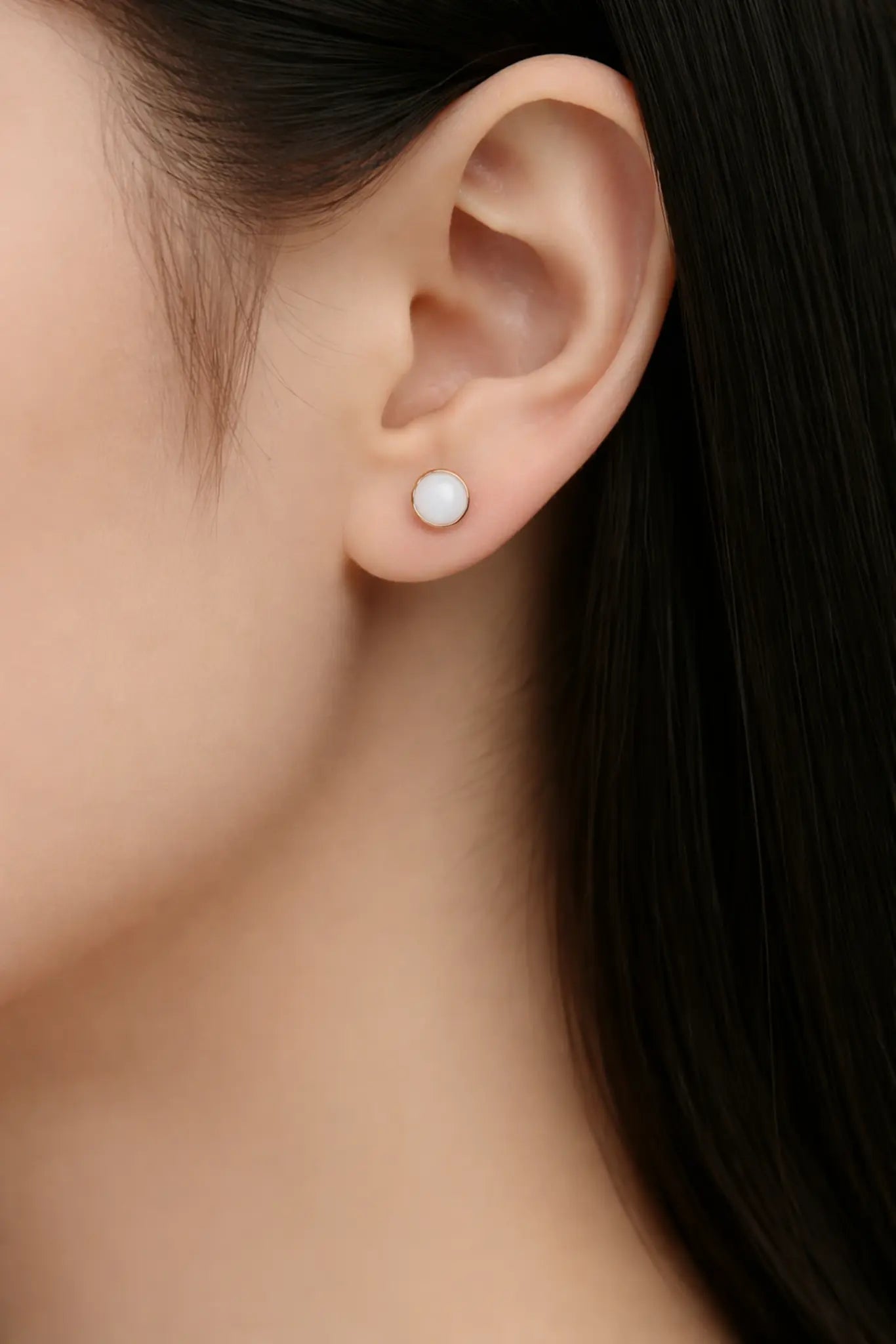Puce d'oreilles Millie - Bijou lait maternel – Bijoux au lait maternel artisanal Mon Bijou Lacté

