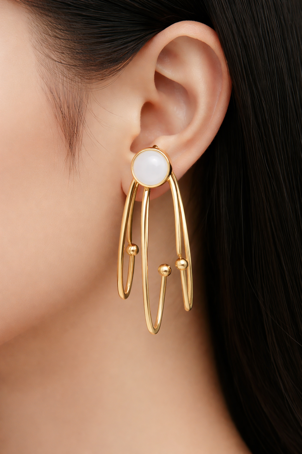 Boucles d’oreilles Sarah- Bijou lait maternel – Bijoux au lait maternel artisanal Mon Bijou Lacté
