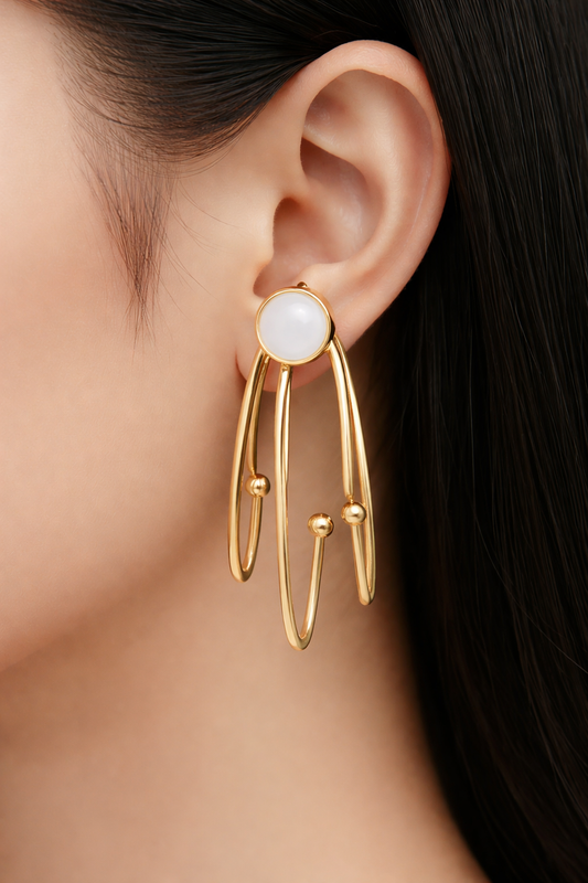 Boucles d’oreilles Sarah- Bijou lait maternel