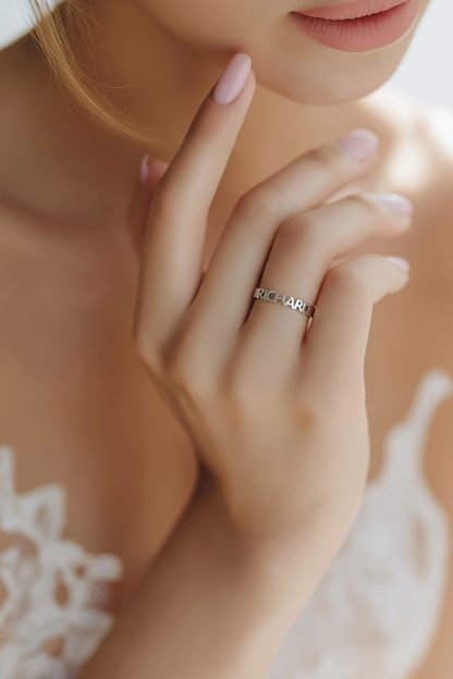 Bague personnalisée prénom