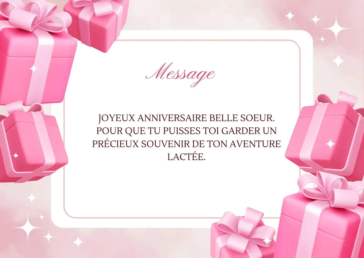 Carte Cadeau Mon Bijou Lacté – Bijoux au lait maternel artisanal Mon Bijou Lacté
