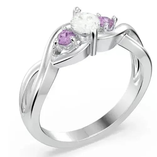 Bague Infini Naissance bijou lait maternel Mon Bijou Lacté