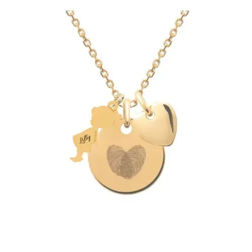 Collier Alma– Gravure personnalisée bijou lait maternel Mon Bijou Lacté